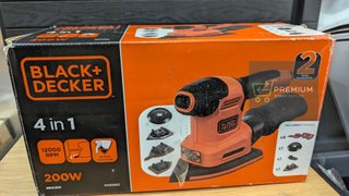 Black+Decker BEW200-QS Lijadora 4 en 1 Mouse