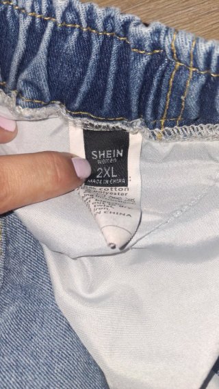 Pantalón corto vaquero con goma