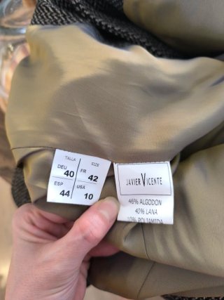 Chaqueta Javier Vicente Beige/Marrón