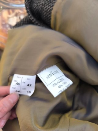 Chaqueta Javier Vicente Beige/Marrón
