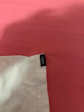 Camiseta Vans Blanca Logo Off The Wall