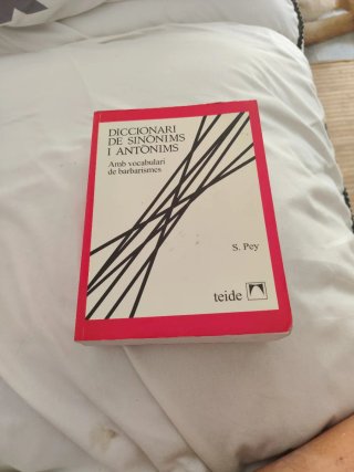 Diccionario de sinónimos i antónimos catalán
