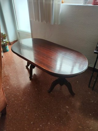 Mesa baja estilo inglés madera