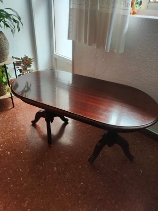 Mesa baja estilo inglés madera