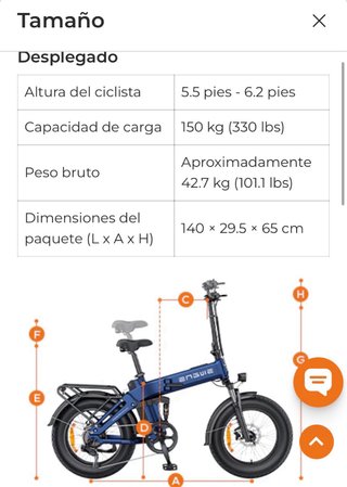 Bicicleta Eléctrica ENGWE Engine Pro 3.0 Boost