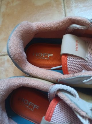 Zapatillas Hoff Talla 39 Beige y Rosa