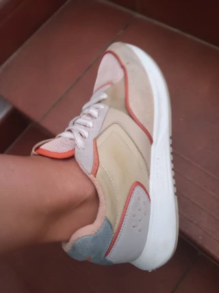 Zapatillas Hoff Talla 39 Beige y Rosa