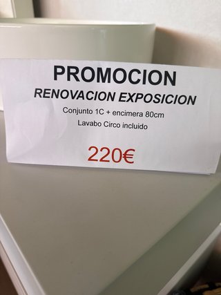 Mueble de baño 80cm LIQUIDACION