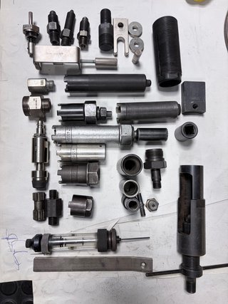 Útiles reparación bomba inyección, inyectores
