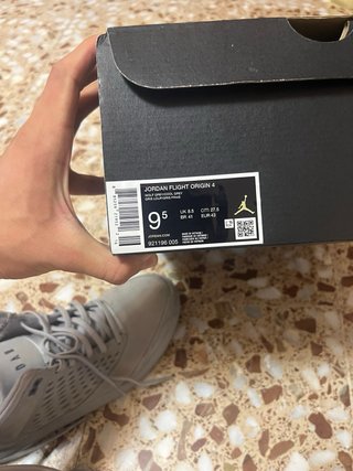 Jordan Flight Origin 4 Talla 43 Gris