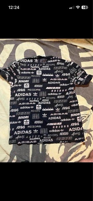 T-shirt Adidas uomo nera