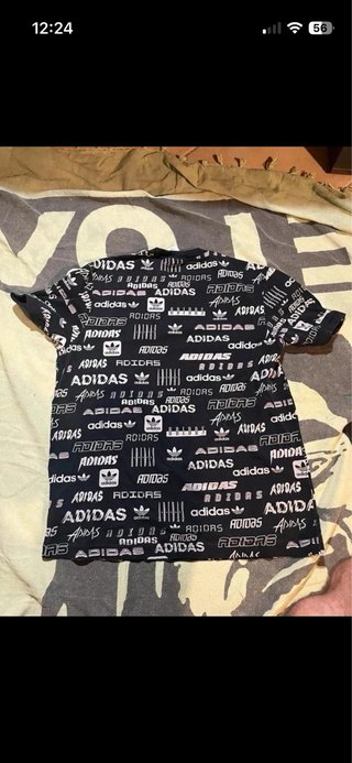 T-shirt Adidas uomo nera
