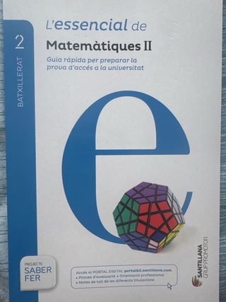 Matemàtiques II, 2 Batxillerat