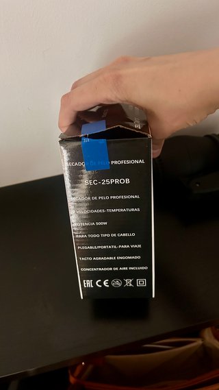 Secador de pelo para viaje