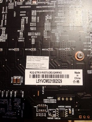 Tarjeta Gráfica ASUS ROG Strix RX 570 8GB