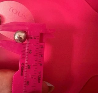 Pendientes Tous Perla Gris Plata