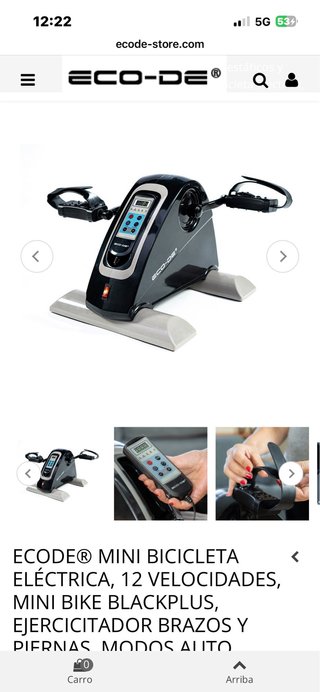 Bicicleta estatica y eliptica como nueva