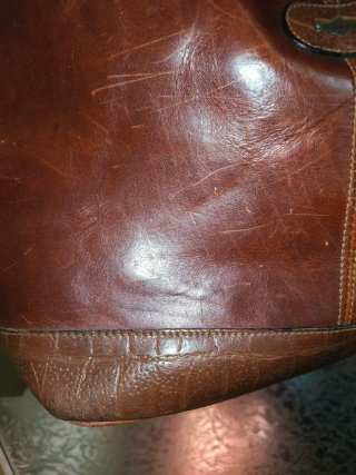 Borsa El Campero pelle anni 80 LEGGI