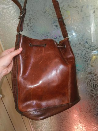 Borsa El Campero pelle anni 80 LEGGI