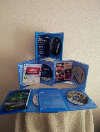 Lote 5 Juegos PS5: FIFA 23, FC 24, LEGO 2K Drive,