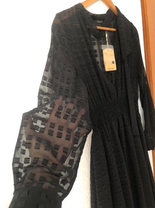 Vestido Negro Largo Salsa Jeans