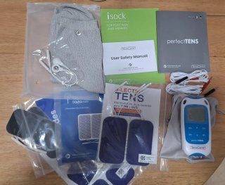 Electroestimulador TENS + 8 recambios + regalo