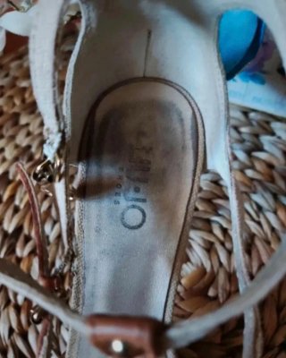 Sandali donna beige e marrone