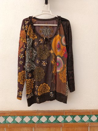 Jersey Desigual manga larga estampado