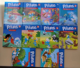 Colección de 10 libros los Pitufos