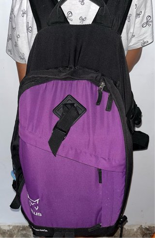 Mochila Altus Esquí Negra y Morada