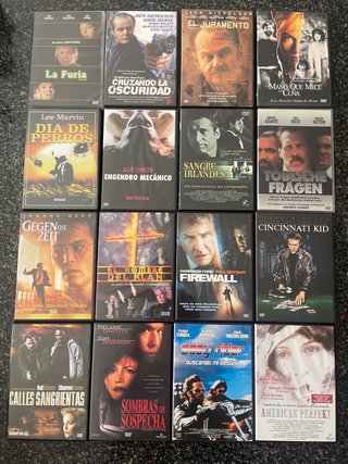 Lote 16 Film DVD Azione e Suspense.B20