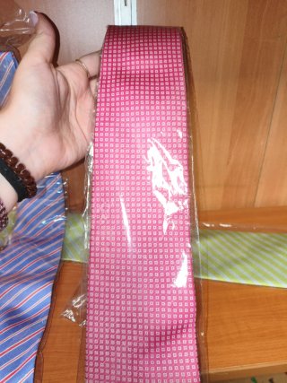 Corbatas de seda 100% (azul y rosa)