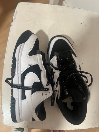 Nike Air Dunk Jumbo Blancas y Negras