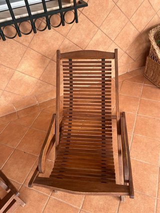 2 Hamacas de madera y tela