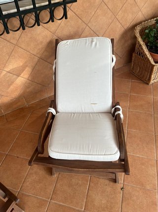 2 Hamacas de madera y tela