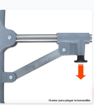 Barandillas de seguridad para cama (Iqda y drcha)