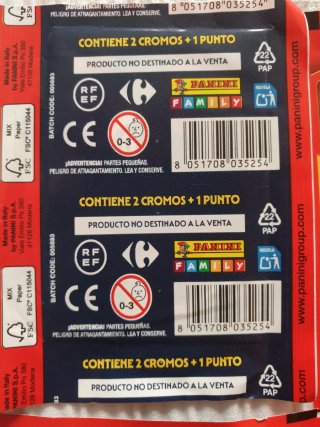 45 Sobres de Cromos Mundial 2026 Carrefour España
