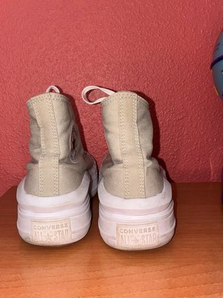 Converse plataforma verde oliva