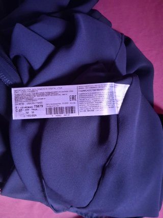Vestido azul marino Mango Talla M