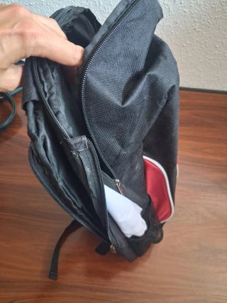 Mochila Pádel Siux Negra y Roja