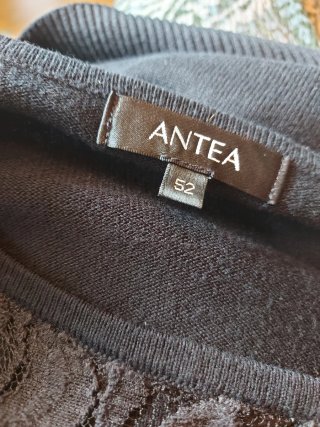Jersey Antea Negro Talla 52 Encaje