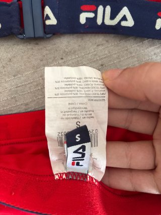 Bañador bikini Fila rojo