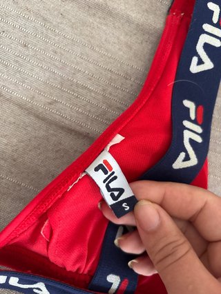 Bañador bikini Fila rojo