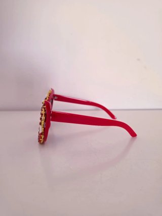 OCCHIALI DA DONNA CON DECORAZIONE RHINESTONE E STRASS