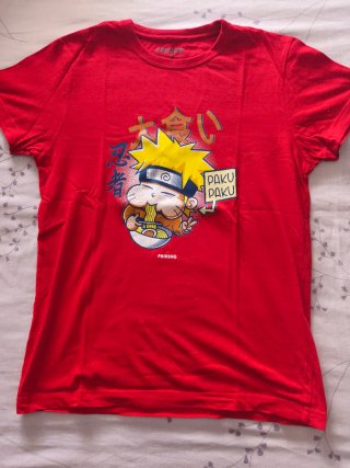 Camiseta Anime Naruto Friking Roja