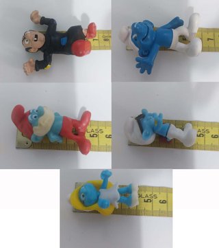 Lote figuras Pitufos PVC