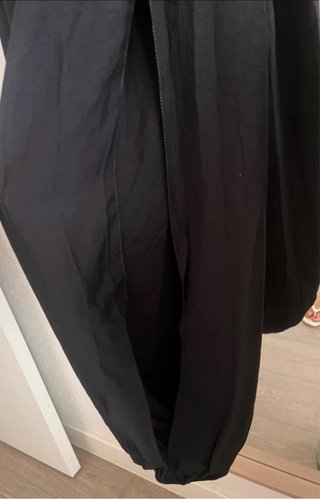 Pantalón negro bombacho talle alto