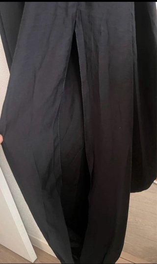 Pantalón negro bombacho talle alto