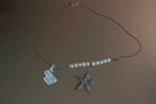 Lote 6 colgantes y 1 collar plata