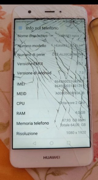 Smartphone Huawei Nova Oro/Bianco